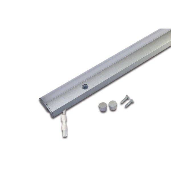 Modena 1200 mm alu-eloxiert -Flache LED-Unterbauleuchte